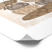 Impression de poster de hibou rétro (Coin)