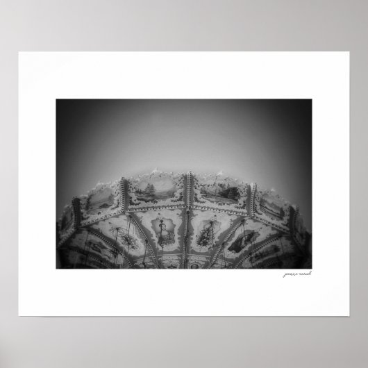Impression de poster de manège de balançoire de fo (Devant)
