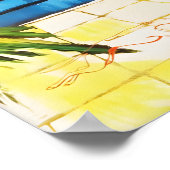 Impression de poster de voyage de la Nouvelle-Orlé (Coin)