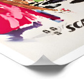 Impression de poster de voyage SAS d'art d'Amériqu (Coin)