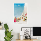 Impression de poster de voyage SAS d'art d'Amériqu (Bureau à domicile)