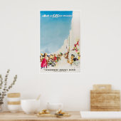 Impression de poster de voyage SAS d'art d'Amériqu (Cuisine)