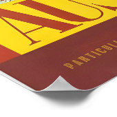 Impression de poster de voyage vintage d'Australie (Coin)