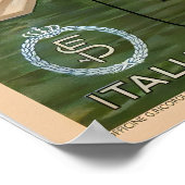Impression de poster de voyage vintage Venise Ital (Coin)