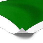 Impression de poster du drapeau de la Zambie (Coin)