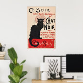 Impression de poster vintage Le Chat Noir, cabaret (Bureau à domicile)