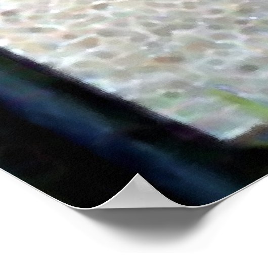 Impression de poulet à l'aquarelle (Coin)