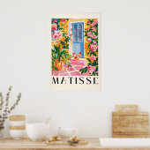 Impression de poulet de style Matisse rose ferme d (Cuisine)
