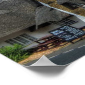 Impression de pub britannique avec toit de chaume (Coin)