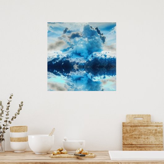 Impression de réflexion Volcano 24x24 en direct (Cuisine)