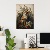 Impression de renard botanique, forêt sombre de l' (Bureau à domicile)