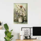 Impression de rouleau de papier toilette à fleurs (Bureau à domicile)