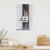 Impression de salle de bain de chat drôle Toilette (Cuisine)