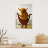 Impression de salle de bain drôle de vache des Hig (Cuisine)