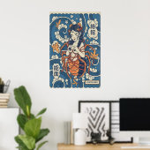 Impression de sérénité mythique Femme araignée jap (Bureau à domicile)