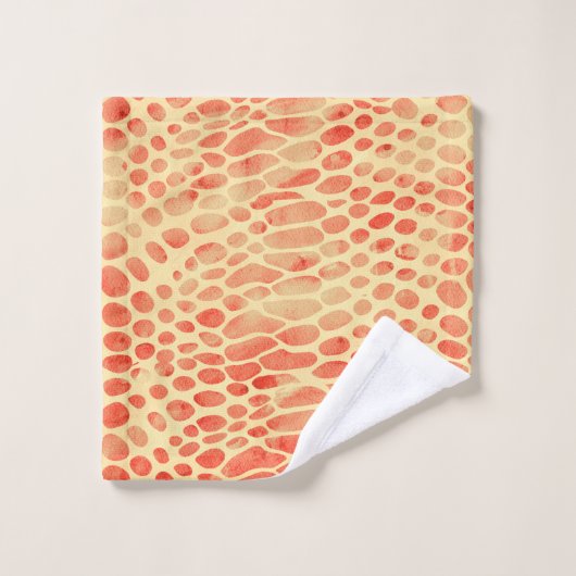 Impression de serpent aquarelle (Gant de toilette)
