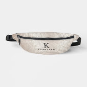 Impression de serpent en cuir Monogramme Faux (Recto)