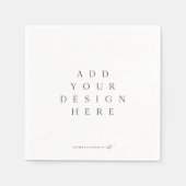 Impression de serviettes en papier avec design per (Devant)