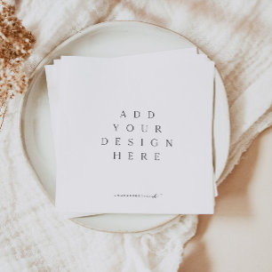 Impression de serviettes en papier avec design per