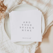 Impression de serviettes en papier sur mesure