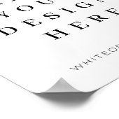 Impression de signalisation personnalisée 8"x10" (Coin)