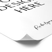 Impression de signature personnalisée de 8x10 pouc (Coin)