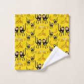 Impression De Singe Et De Banane (Gant de toilette)