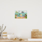 Impression de sirène, papier d'affiche de valeur ( (Cuisine)