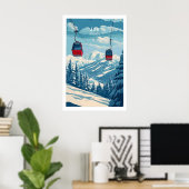 Impression de ski Åre Suède 1 (Bureau à domicile)