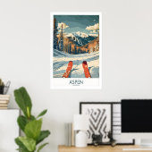 Impression de ski Aspen - Colorado 1 (Bureau à domicile)
