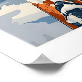 Impression de ski Attitash New Hampshire 1 (Coin)