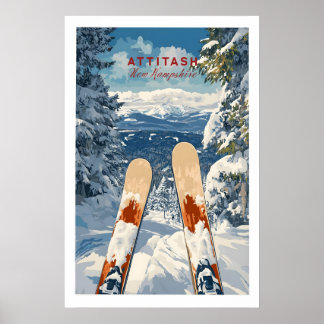 Impression de ski Attitash New Hampshire 1