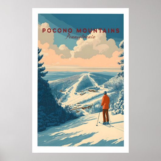 Impression de ski des monts Pocono 1 (Devant)