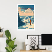 Impression de ski des monts Pocono 1 (Bureau à domicile)