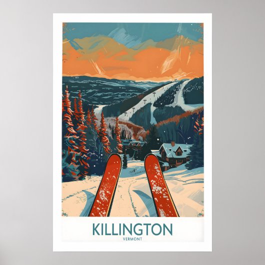 Impression de ski Killington - Vermont 1 (Devant)