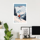 Impression de ski La Tania France 1 (Bureau à domicile)