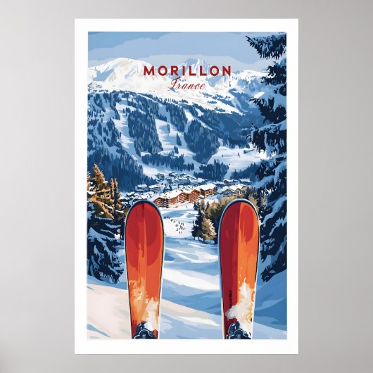 Impression de ski Morillon France 1 (Devant)