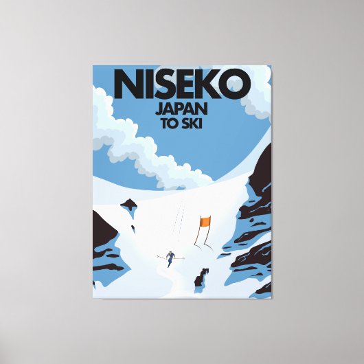 Impression de ski Niseko Japon (Recto)