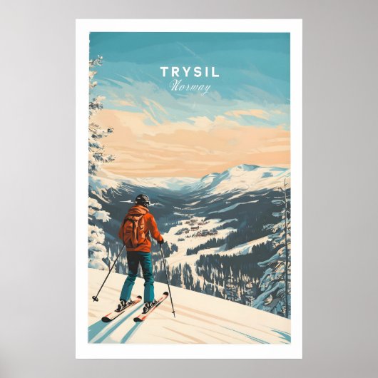 Impression de ski Trysil Norvège 1 (Devant)