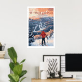 Impression de ski Whiteface Mountain New York 1 (Bureau à domicile)