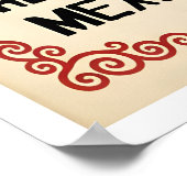 Impression de soleil aztèque - Rayons géométriques (Coin)