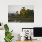 Impression de soleil de début automne (Bureau à domicile)