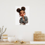 Impression de sortie perle, papier affiche de vale (Cuisine)