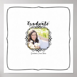 Impression de souvenir avec autographe du diplômé