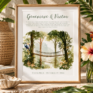 Impression de souvenir de mariage tropical à l'aqu