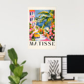 Impression de style Matisse Italie Rose Plage Été (Bureau à domicile)