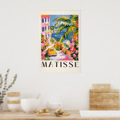 Impression de style Matisse Italie Rose Plage Été (Cuisine)