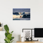 Impression de surfeurs hawaïens (Bureau à domicile)