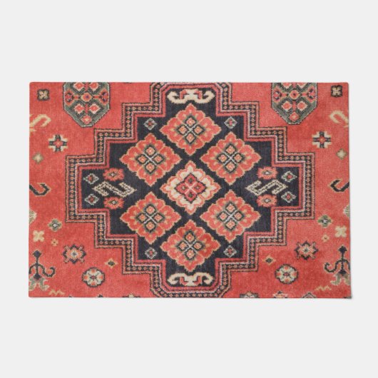 Impression de tapis de soie persan (Devant)