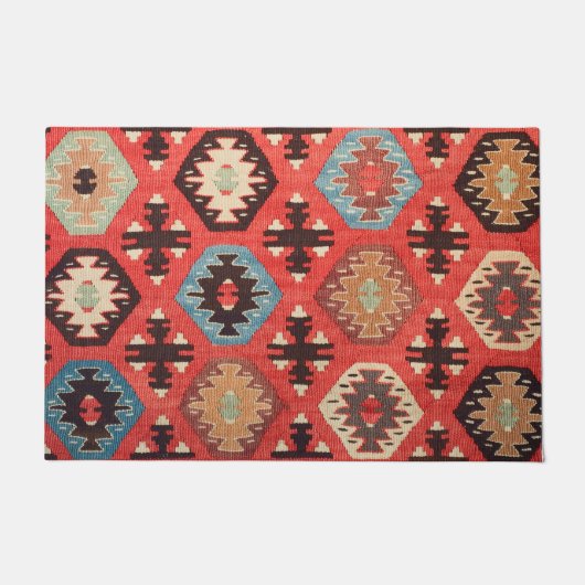 Impression de tapis de soie persan (Devant)